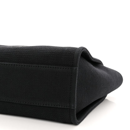 Chanel Mixed Fibers Small Deauville Tote Black 10 of 10