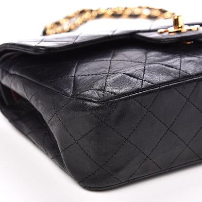 Chanel Lambskin Quilted Small Double Flap Black 7 of 24