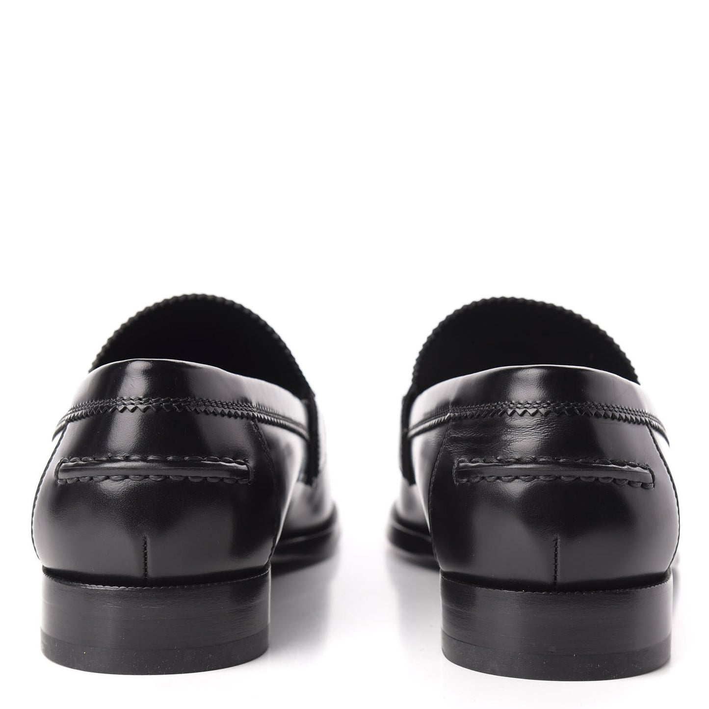 Calfskin Mens Major Loafers 9 Black