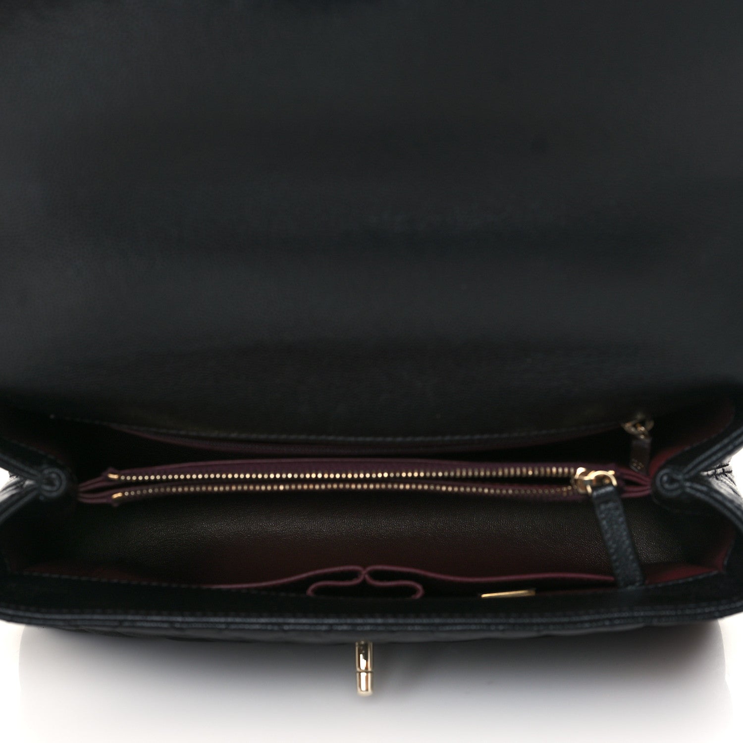 Chanel Caviar Quilted Small Coco Handle Flap Black 4 of 10