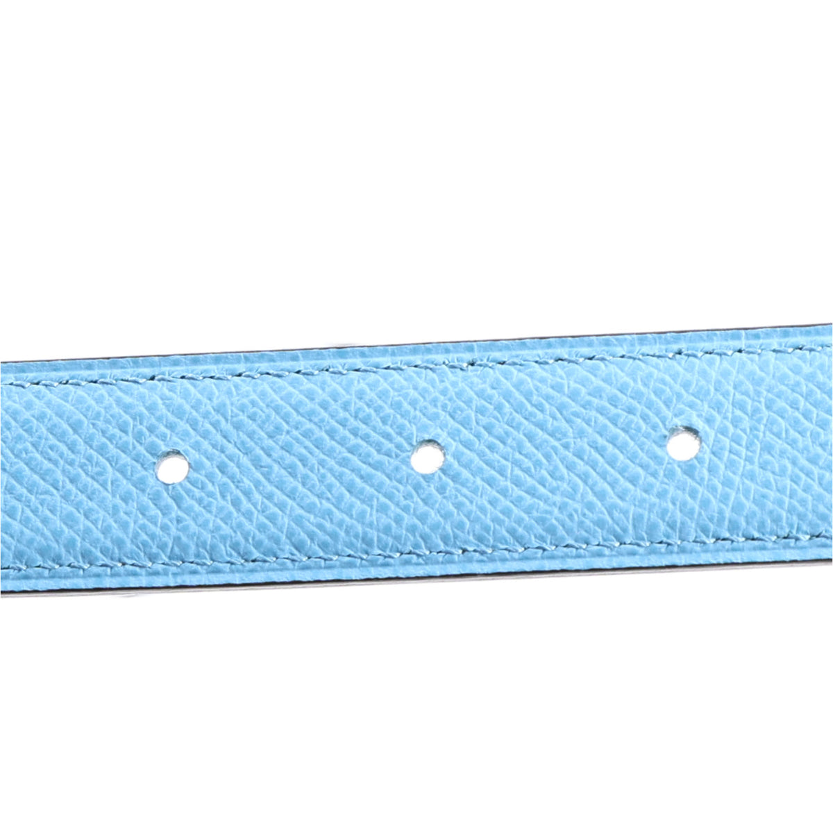 Hermes Swift Epsom 24mm Belt Strap 80 32 Bleu Brume Celeste 4 of 6
