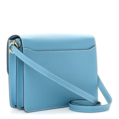 Hermes Evercolor Sac Roulis 23 Bleu Du Nord 3 of 10
