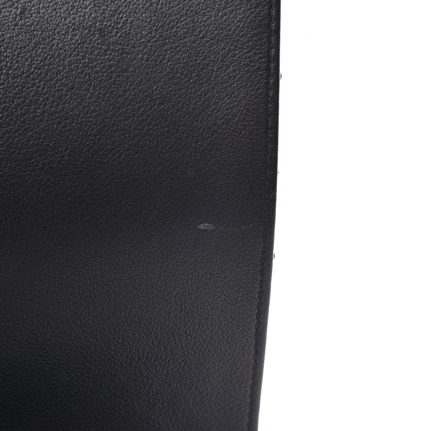 Chanel Grained Calfskin Elaphe Stitched Medium Chevron Chic Top Handle Flap Black 13 of 13