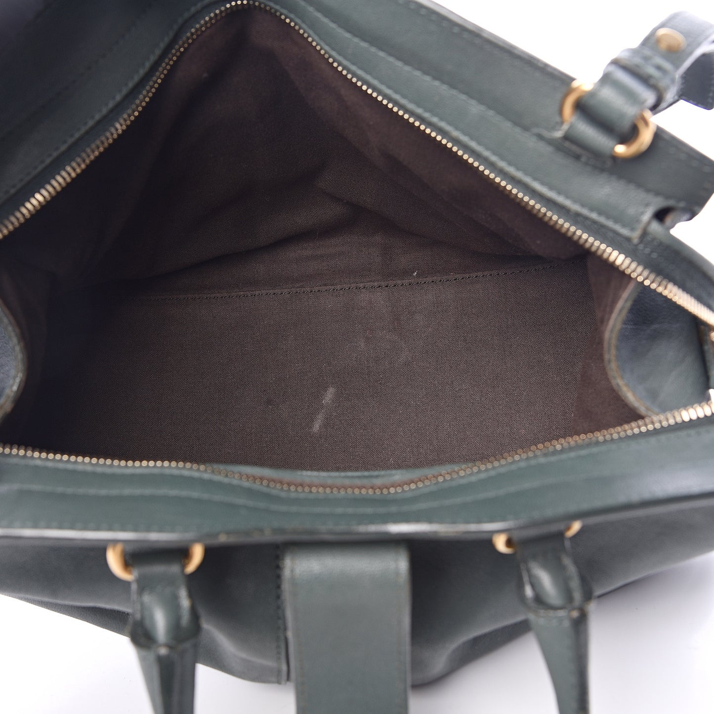 Sheepskin Small Cabas ChYc Dark Green