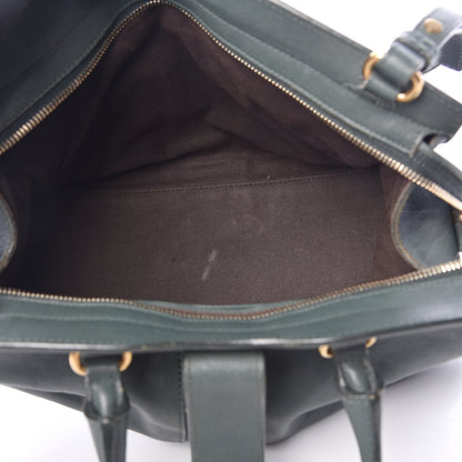 Saint Laurent Sheepskin Small Cabas ChYc Dark Green 5 of 19