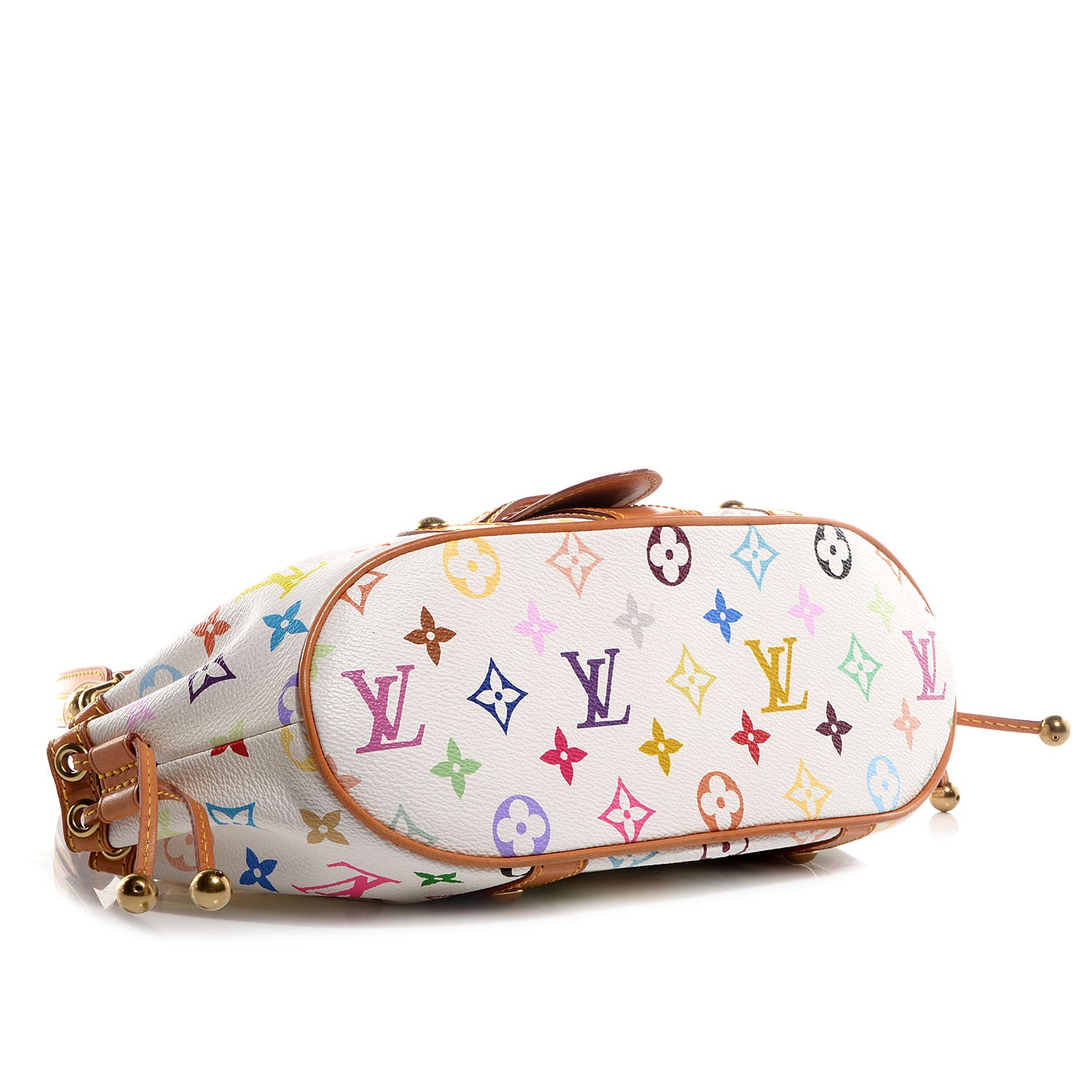 Louis Vuitton Monogram Multicolor Theda GM White 4 of 7