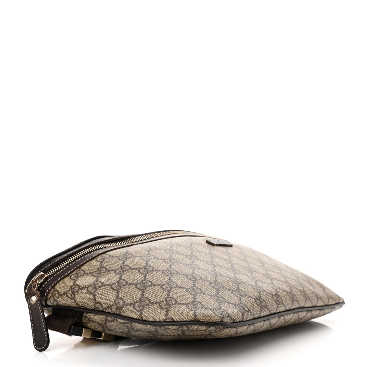 GG Supreme Monogram Belt Bag Dark Brown