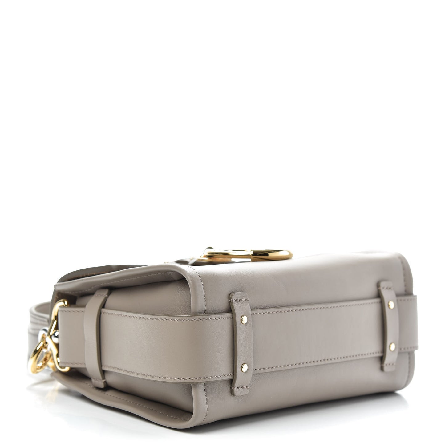 Calfskin Mini Tess Day Bag Motty Grey