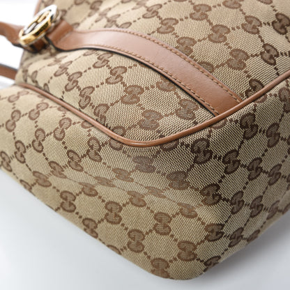 Gucci Monogram Medium GG Twins Shoulder Bag Tan 11 of 13