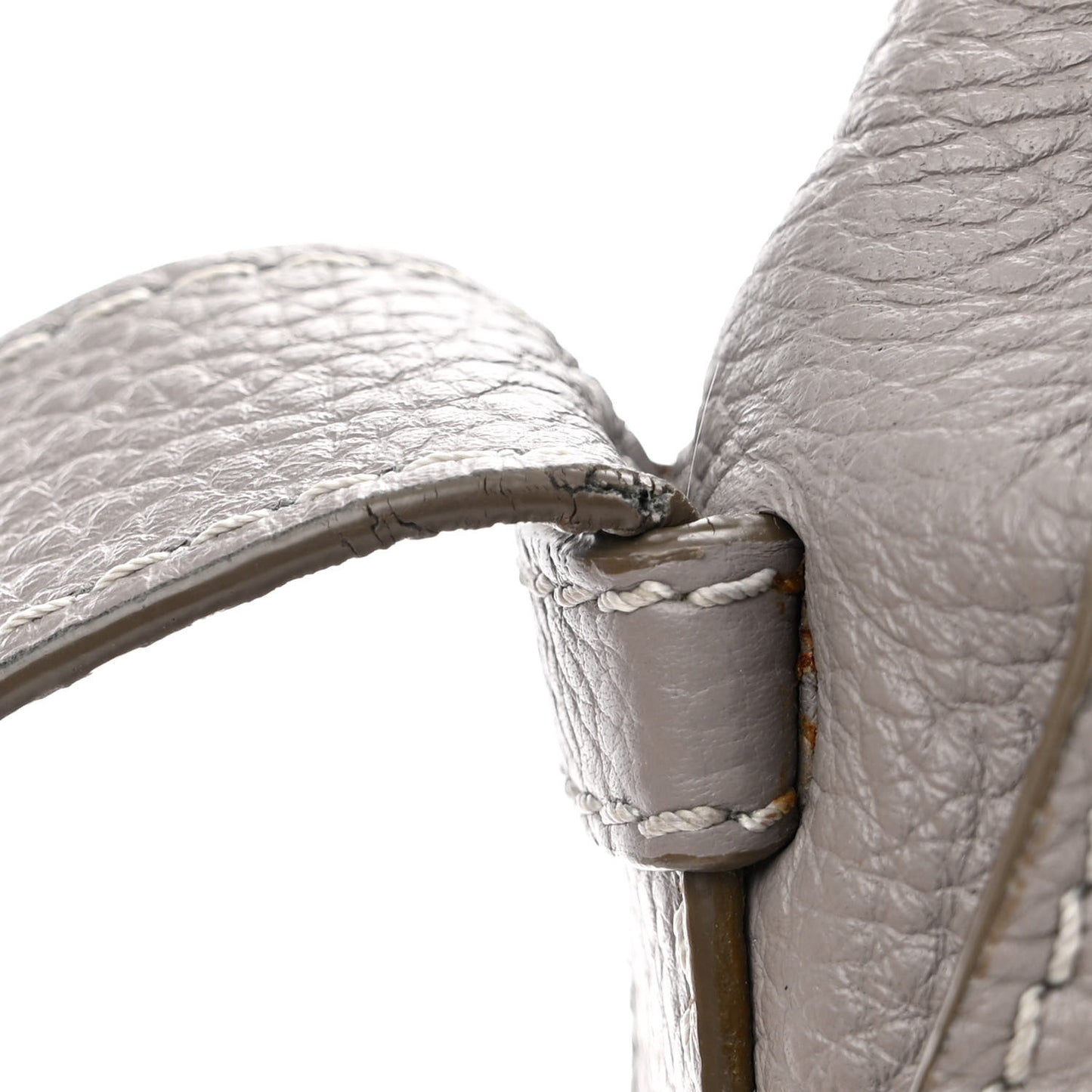 Calfskin Medium Marcie Round Crossbody Bag Cashmere Grey