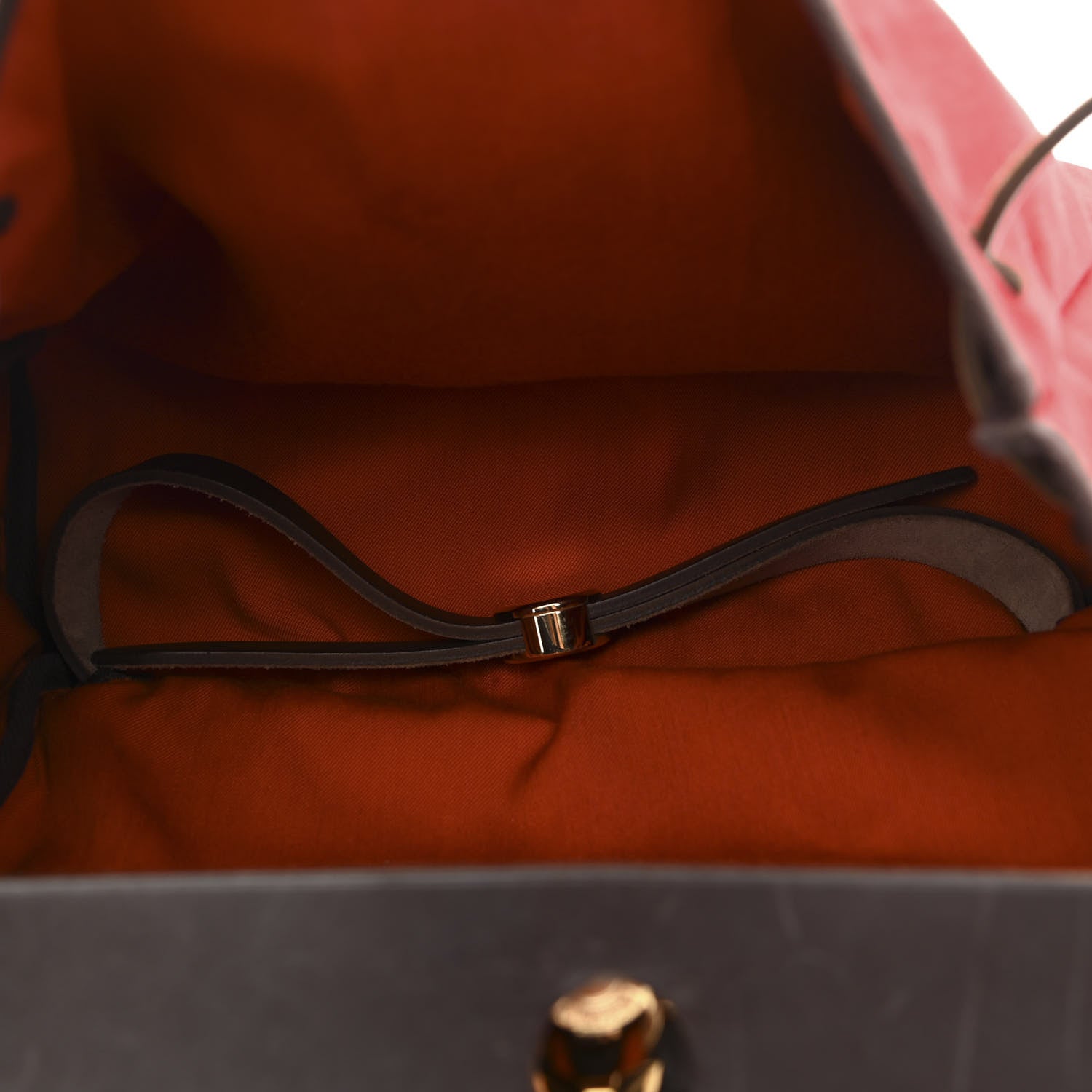 Hermes Toile Vache Calfskin Herbag 30 PM Backpack 6 of 15