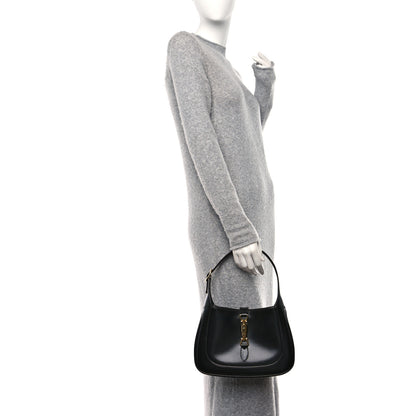 Gucci Boarded Dyana Lux Calfskin Small Jackie 1961 Hobo Black 2 of 10
