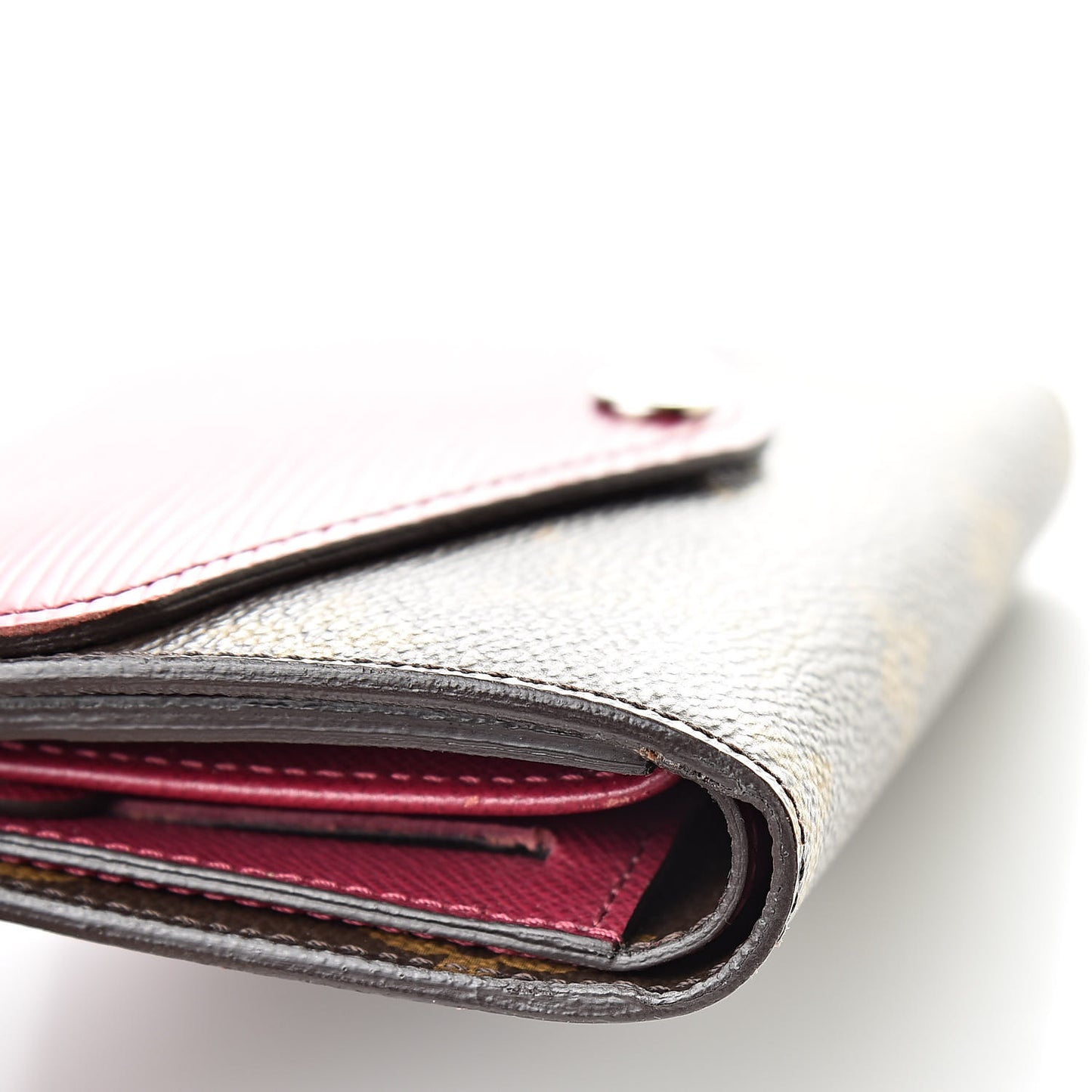 Epi Monogram Marie-Lou Compact Wallet Fuchsia