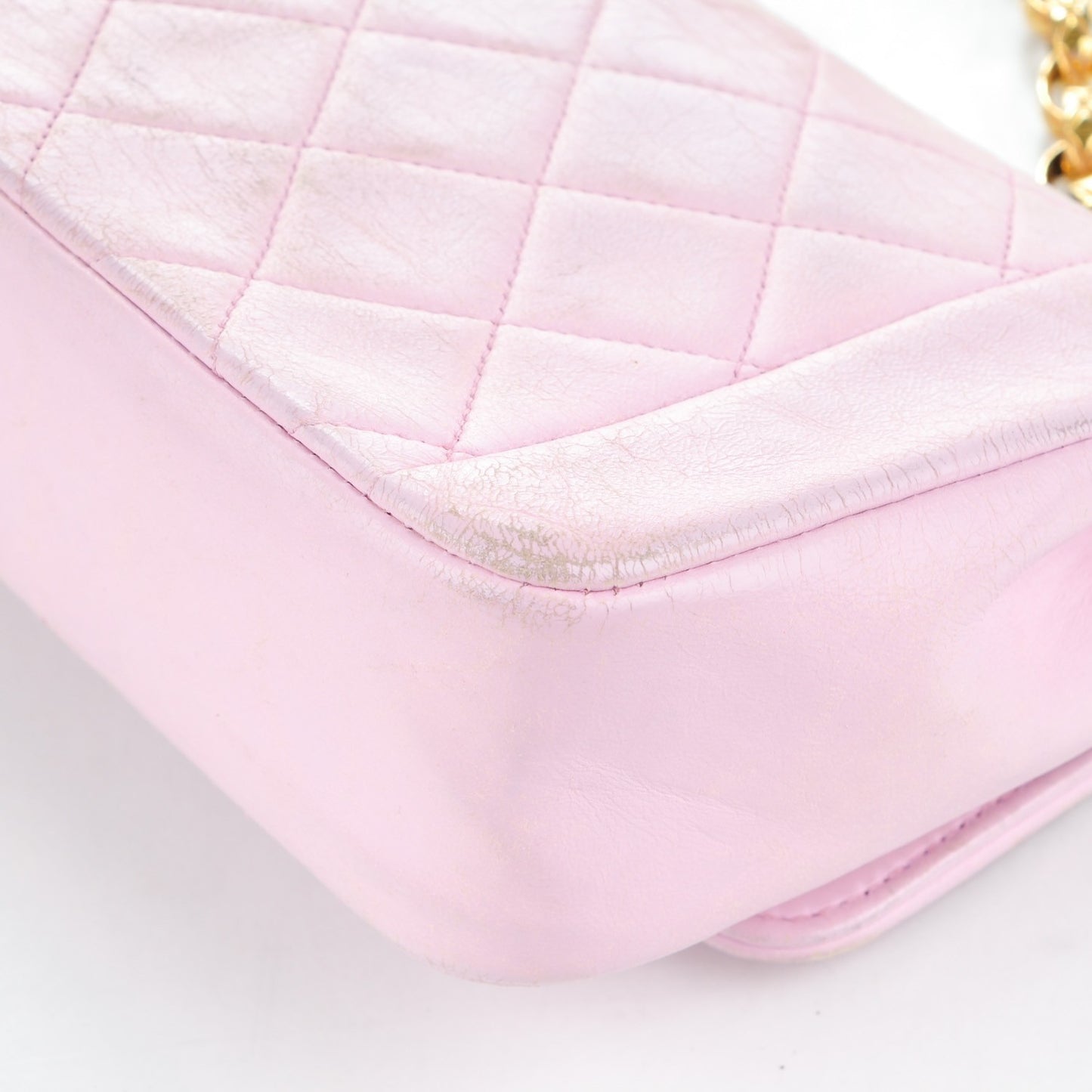 Lambskin Small Single Flap Pink