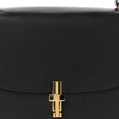 The Row Sleek Calfskin The Sofia 8.75 Top Handle Black 6 of 8
