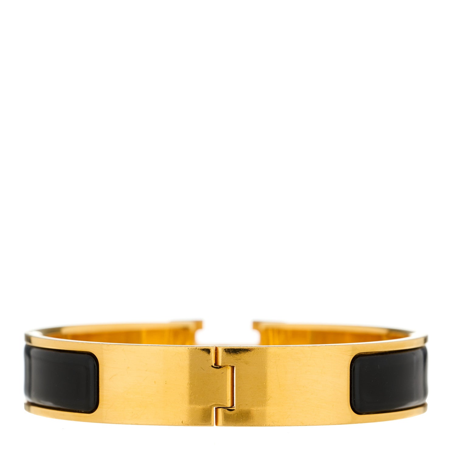 Hermes Enamel Narrow Clic Clac H Bracelet PM Black 2 of 3