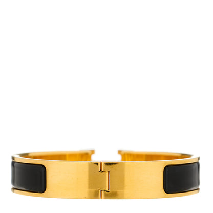 Hermes Enamel Narrow Clic Clac H Bracelet PM Black 2 of 3