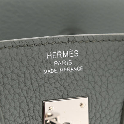 Hermes Togo Birkin 25 Vert Amande 6 of 11