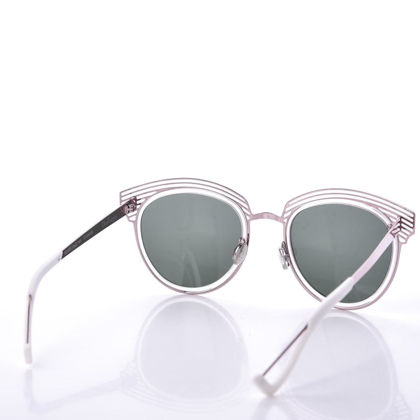 Acetate Enigme Sunglasses Pink White