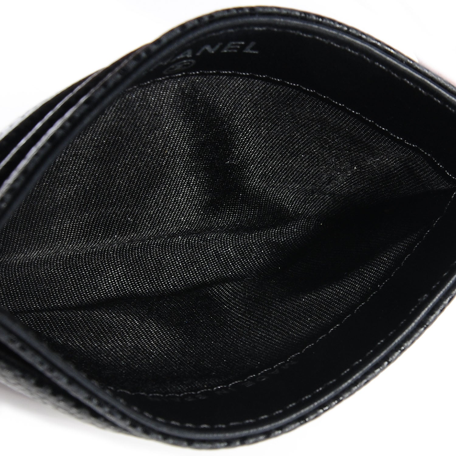 Chanel Caviar Timeless CC Card Holder Black 6 of 9