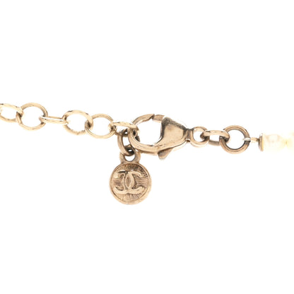 Chanel Pearl Cluster CC Necklace Gold 5 of 7
