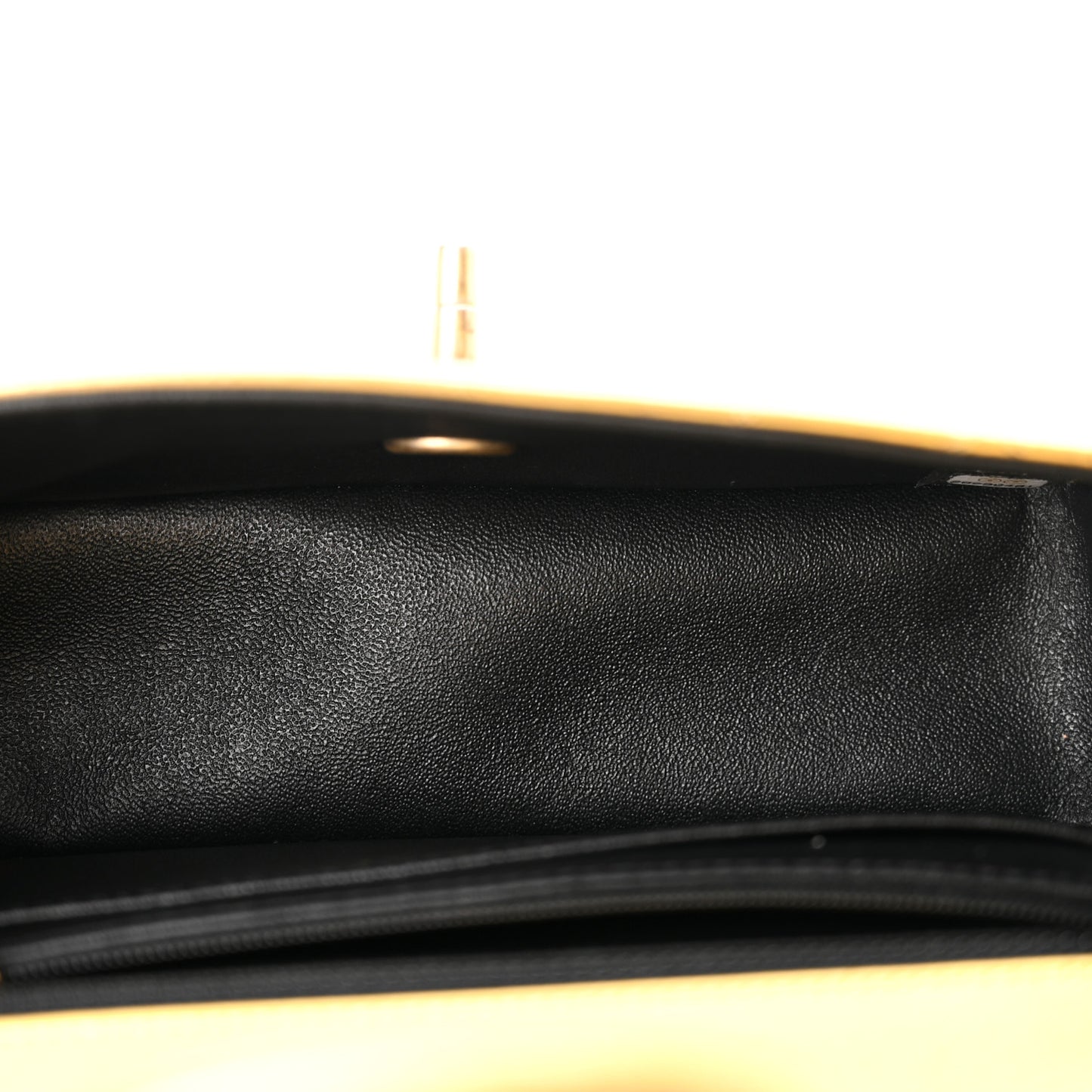 Metallic Calfskin Crocodile Embossed Cocodile Rectangular Mini Flap Gold