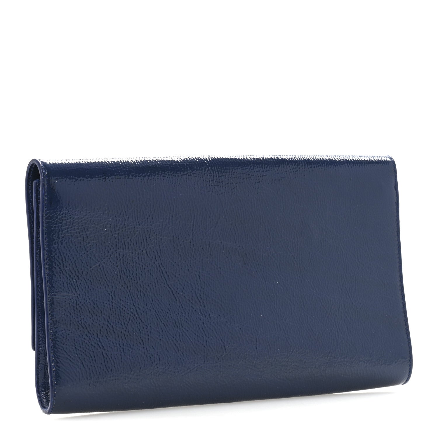 Saint Laurent Textured Patent Monogram Large Belle De Jour Clutch Clutch 3 of 12