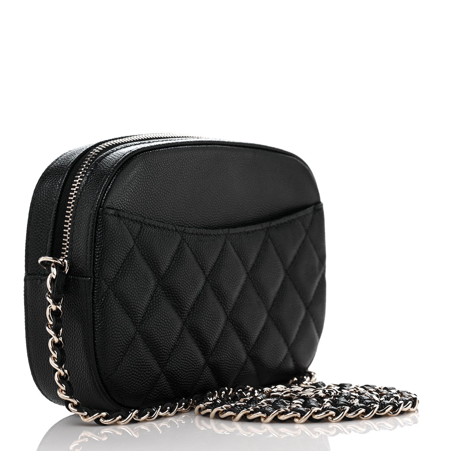 Chanel Caviar Quilted Vanity With Chain Black 3 of 10