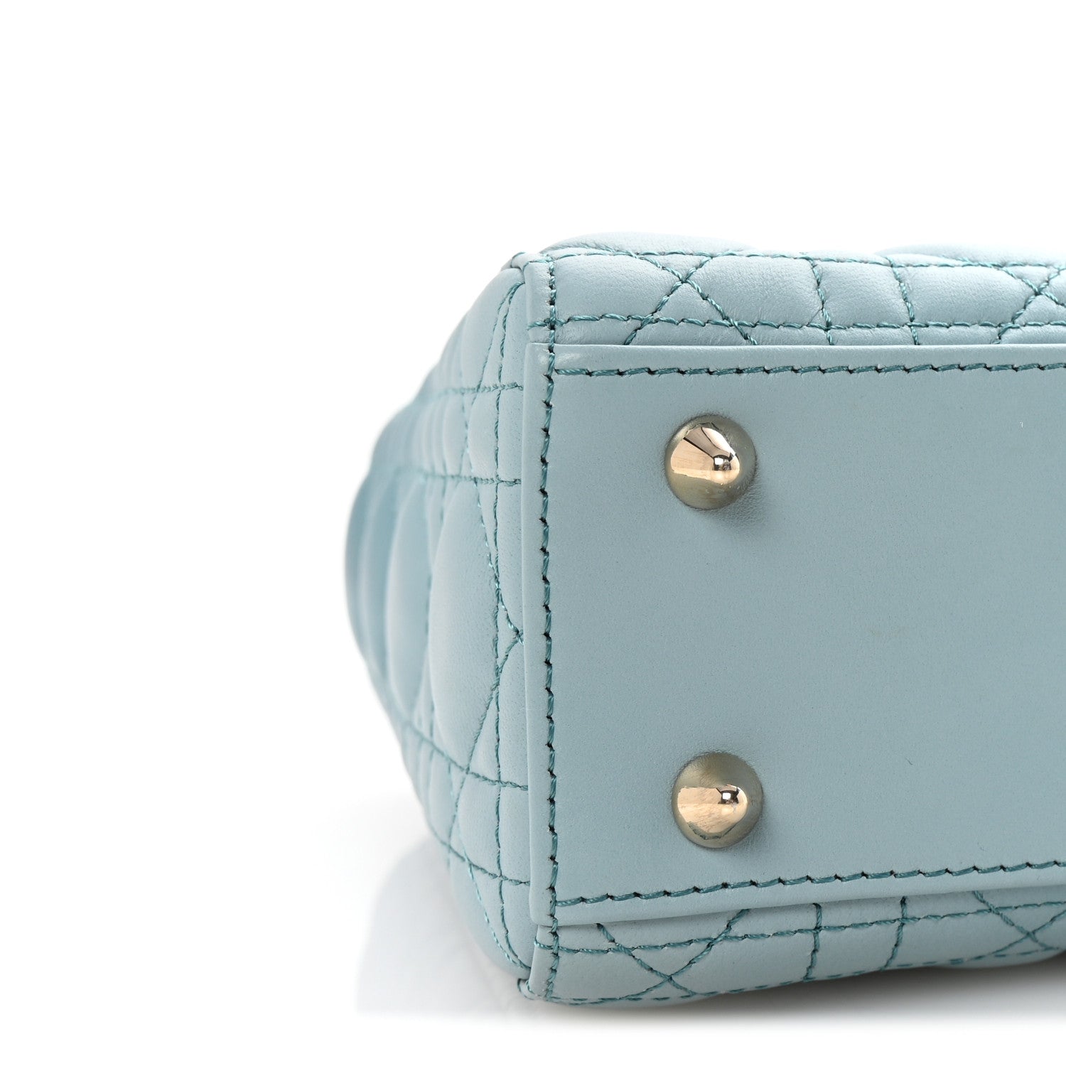 Christian Dior Lambskin Cannage Gradient Small My ABCDior Lady Dior Blue 9 of 10