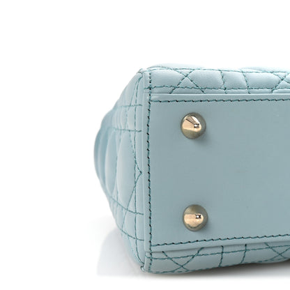 Christian Dior Lambskin Cannage Gradient Small My ABCDior Lady Dior Blue 9 of 10