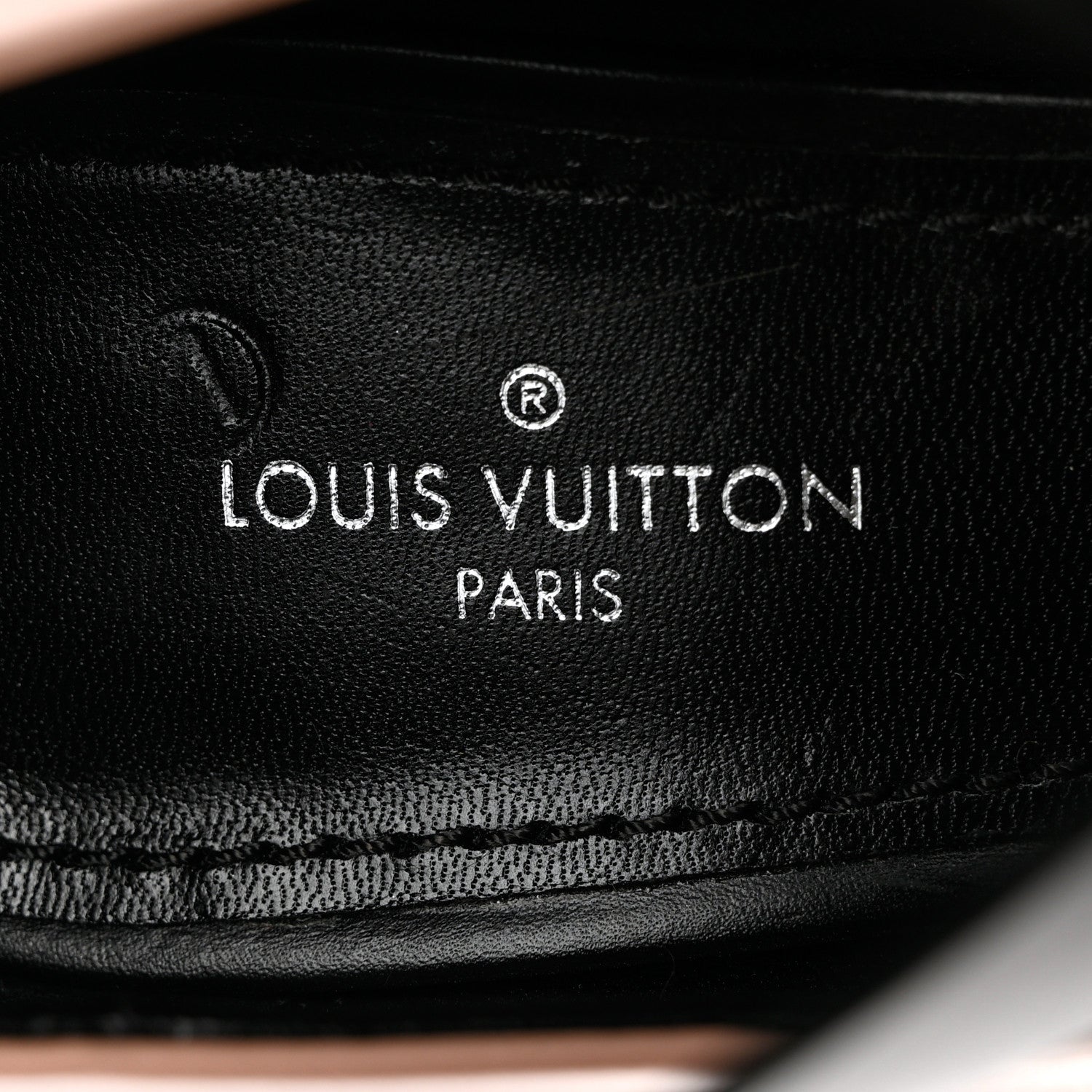 Louis Vuitton Calfskin Gamble Diva Pumps 36 Nude 7 of 12