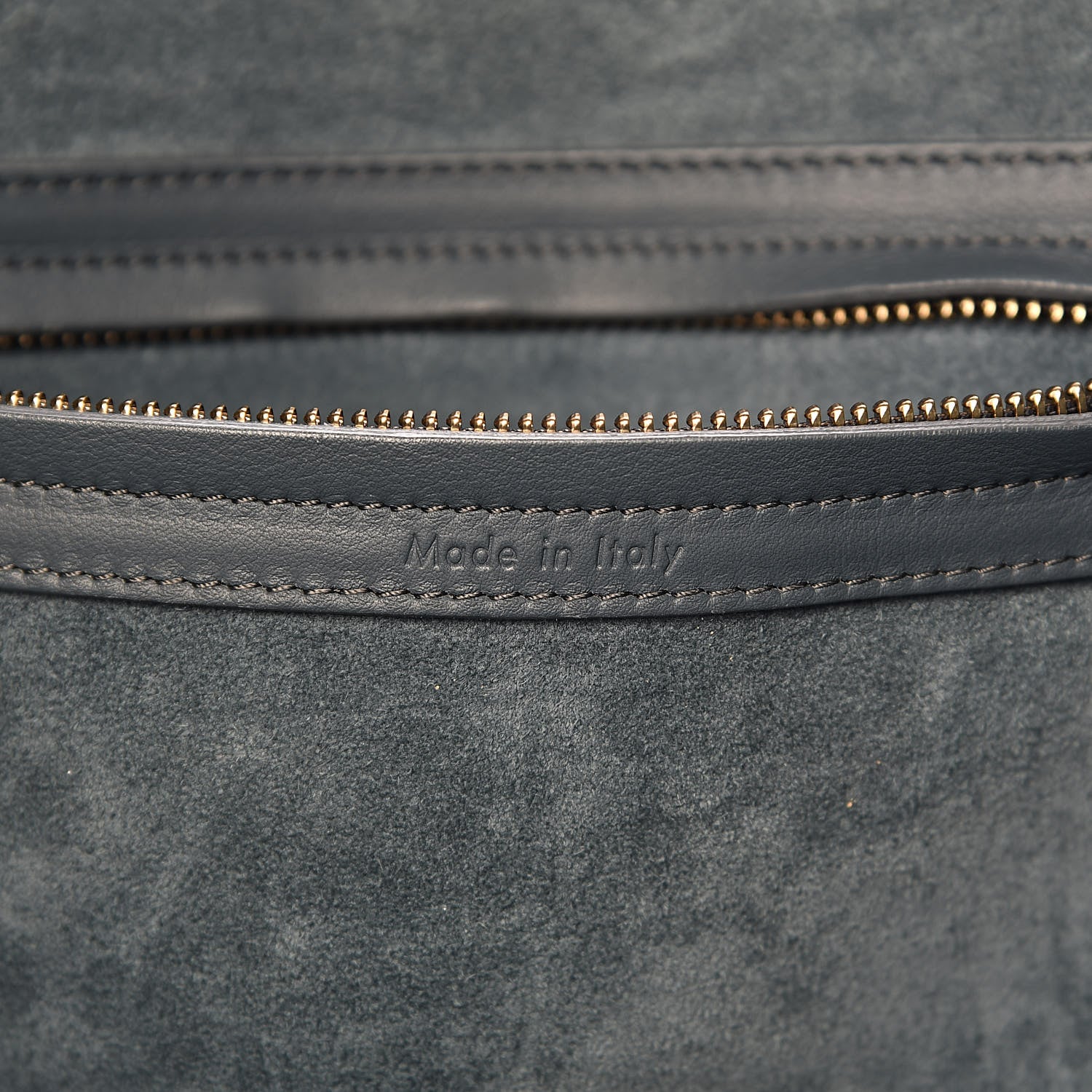 Celine Supple Calfskin Medium Phantom Luggage Blue 6 of 14