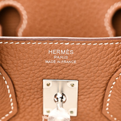 Hermes Togo Birkin 25 Gold 6 of 11