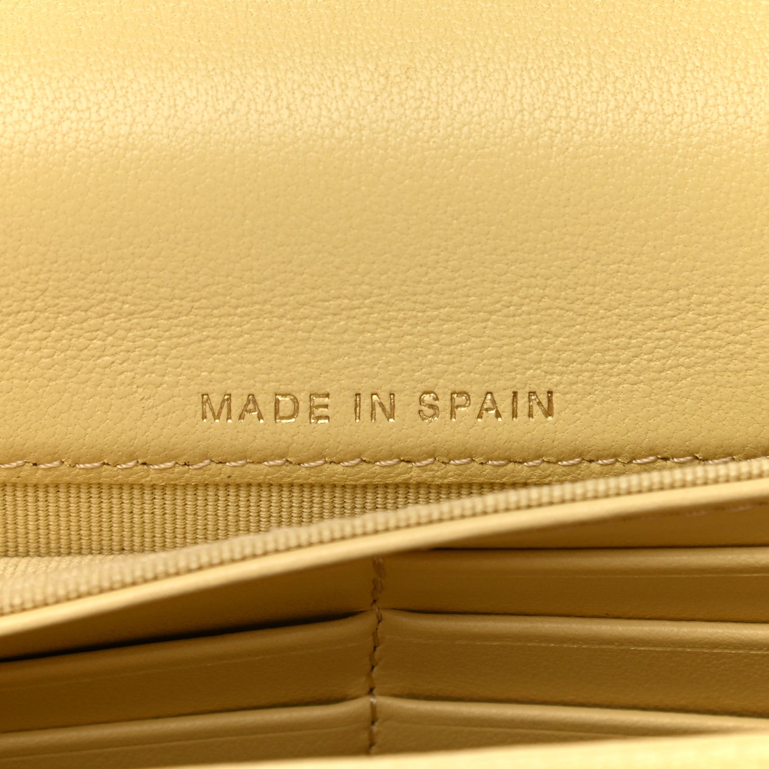 Chanel Lambskin Quilted Chanel 19 Flap Wallet Yellow 7 of 9