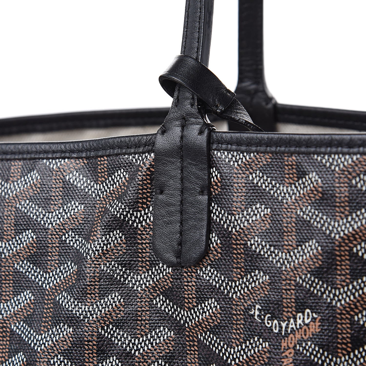 Goyard Goyardine Saint Louis PM Black 10 of 18