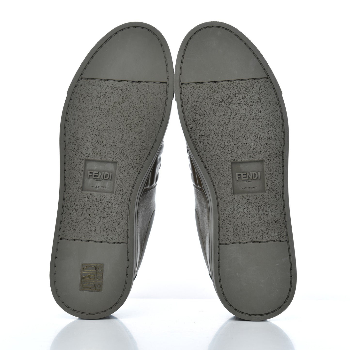Vitello FF Embossed Womens Slip On Sneakers 37 Wood