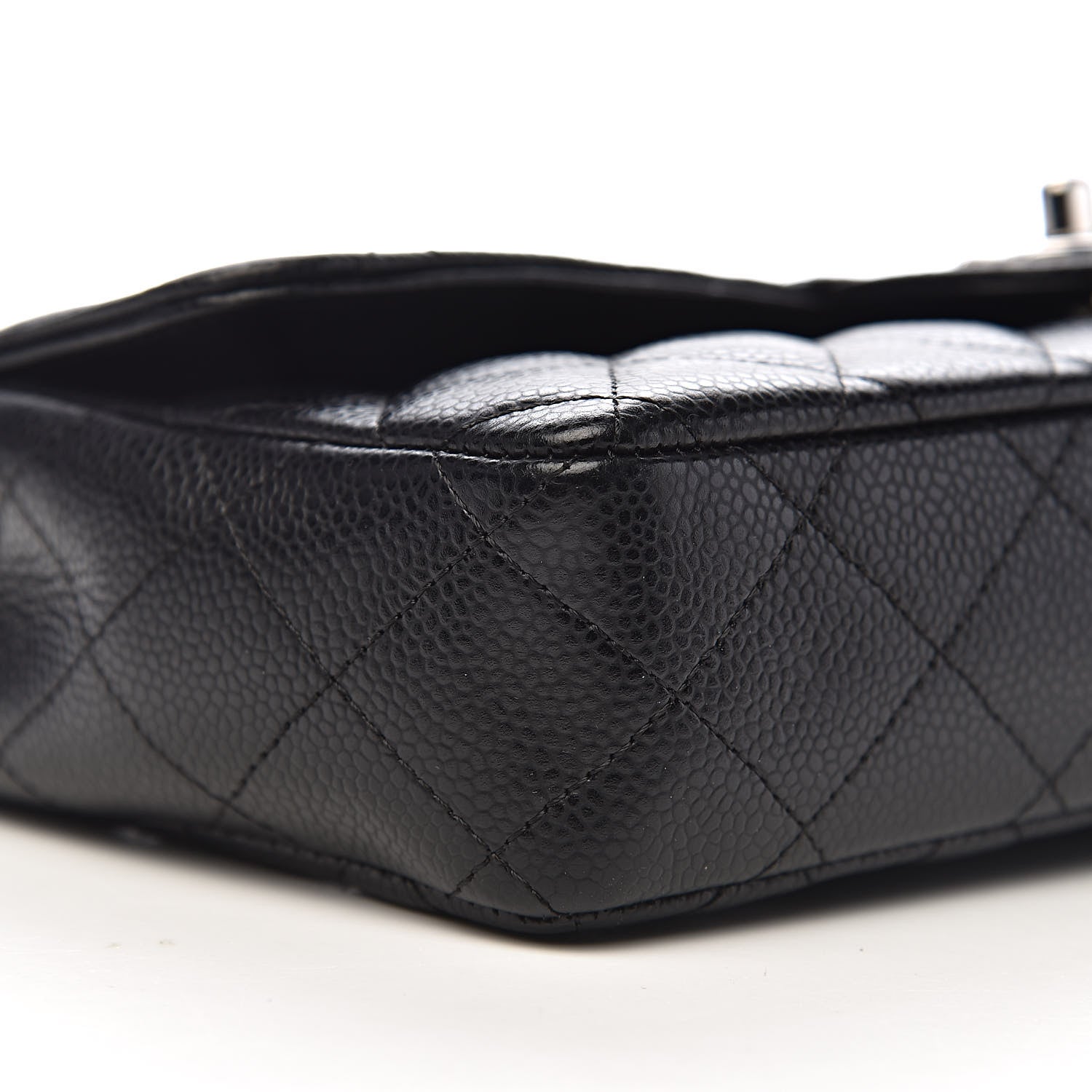 Chanel Caviar Quilted East West Flap Black 8 of 11