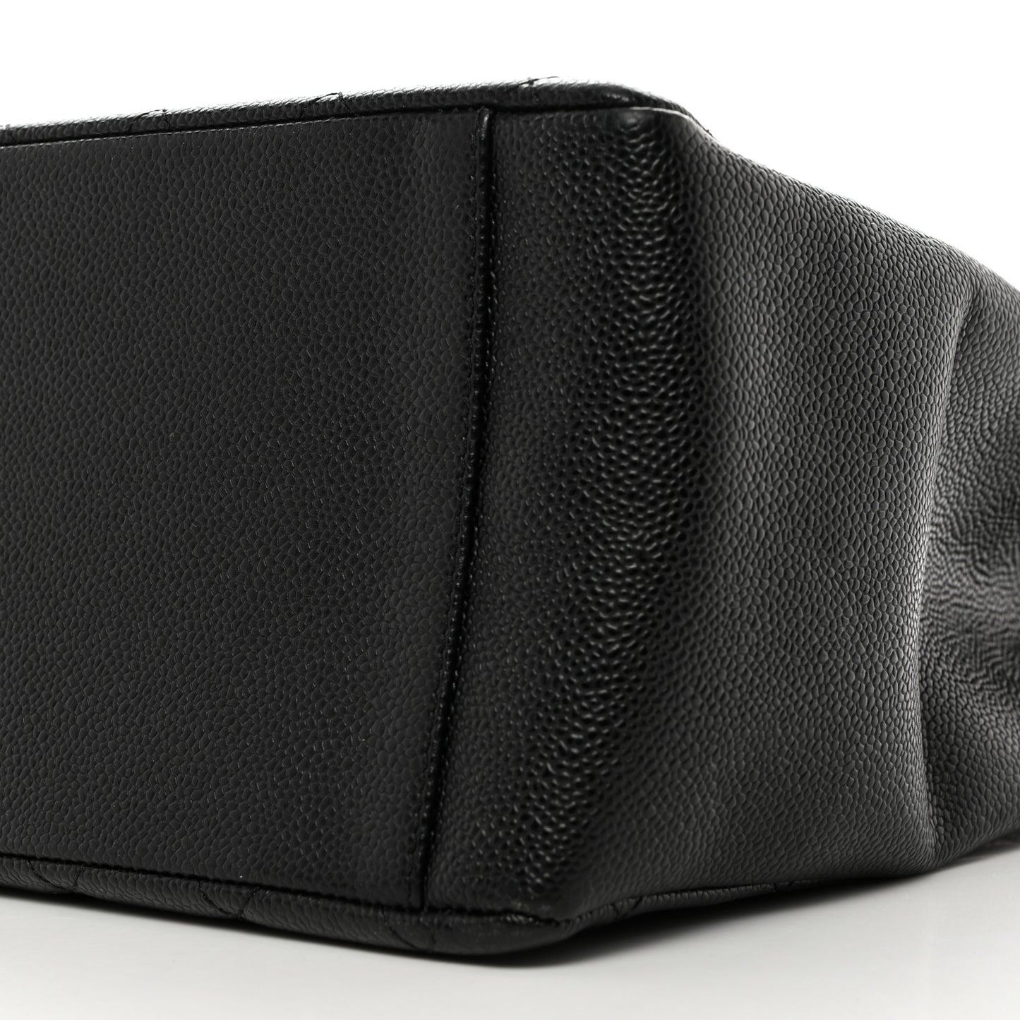 Caviar Quilted Grand Shopping Tote GST Black