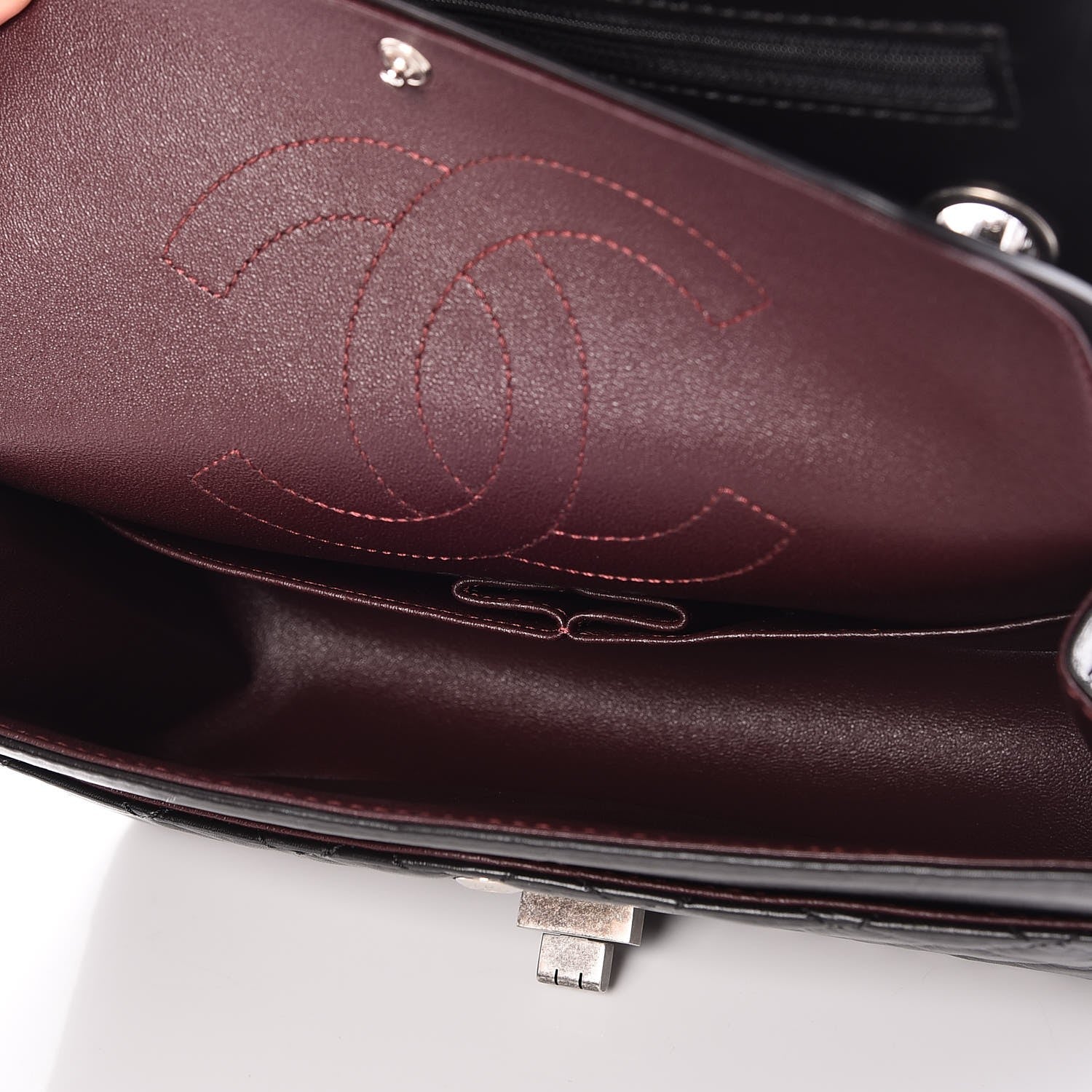 Chanel Aged Calfskin Quilted 2.55 Reissue 225 Flap Black 6 of 9