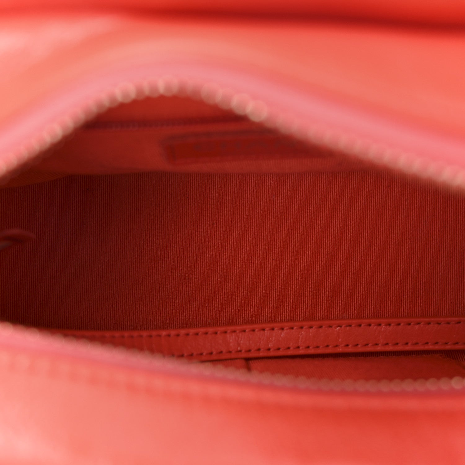 Chanel Aged Calfskin Quilted Small Gabrielle Hobo Red 5 of 10