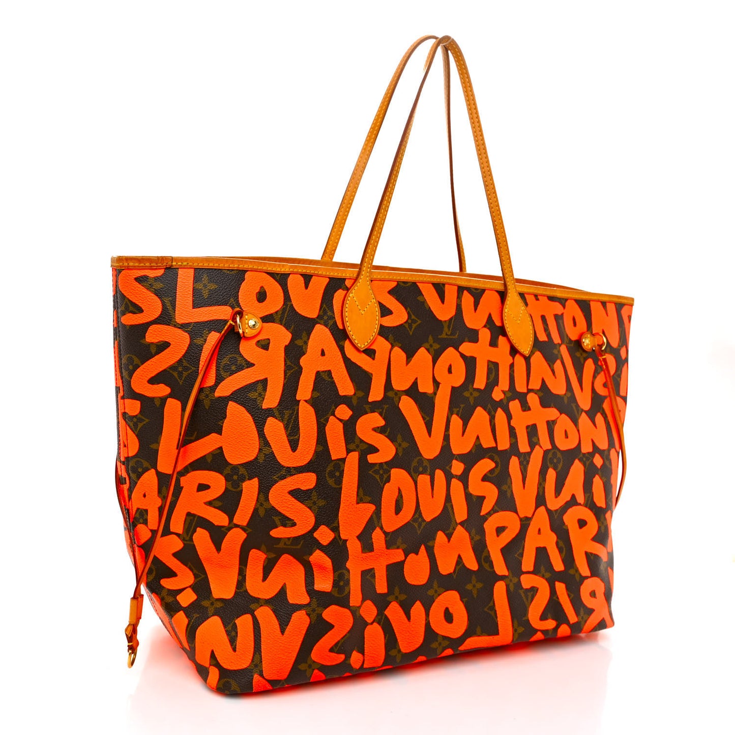 Monogram Graffiti Neverfull GM Orange