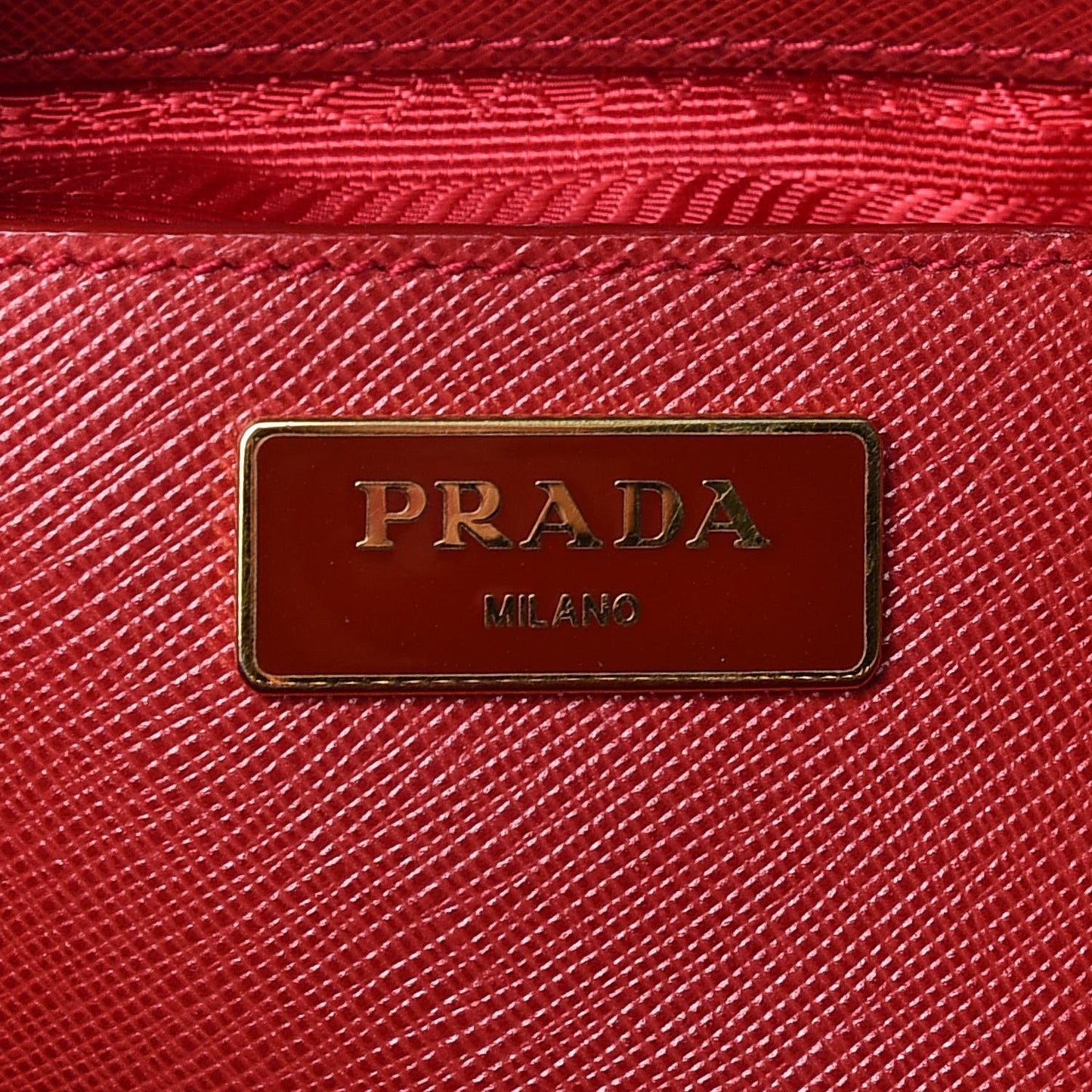 Saffiano Medium Galleria Double Zip Tote Fuoco