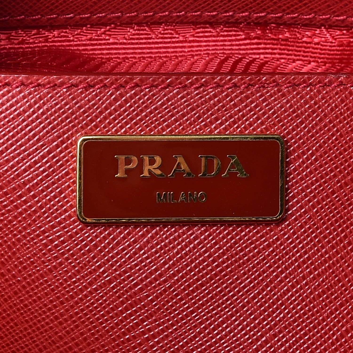 Prada Saffiano Medium Galleria Double Zip Tote Fuoco 6 of 16