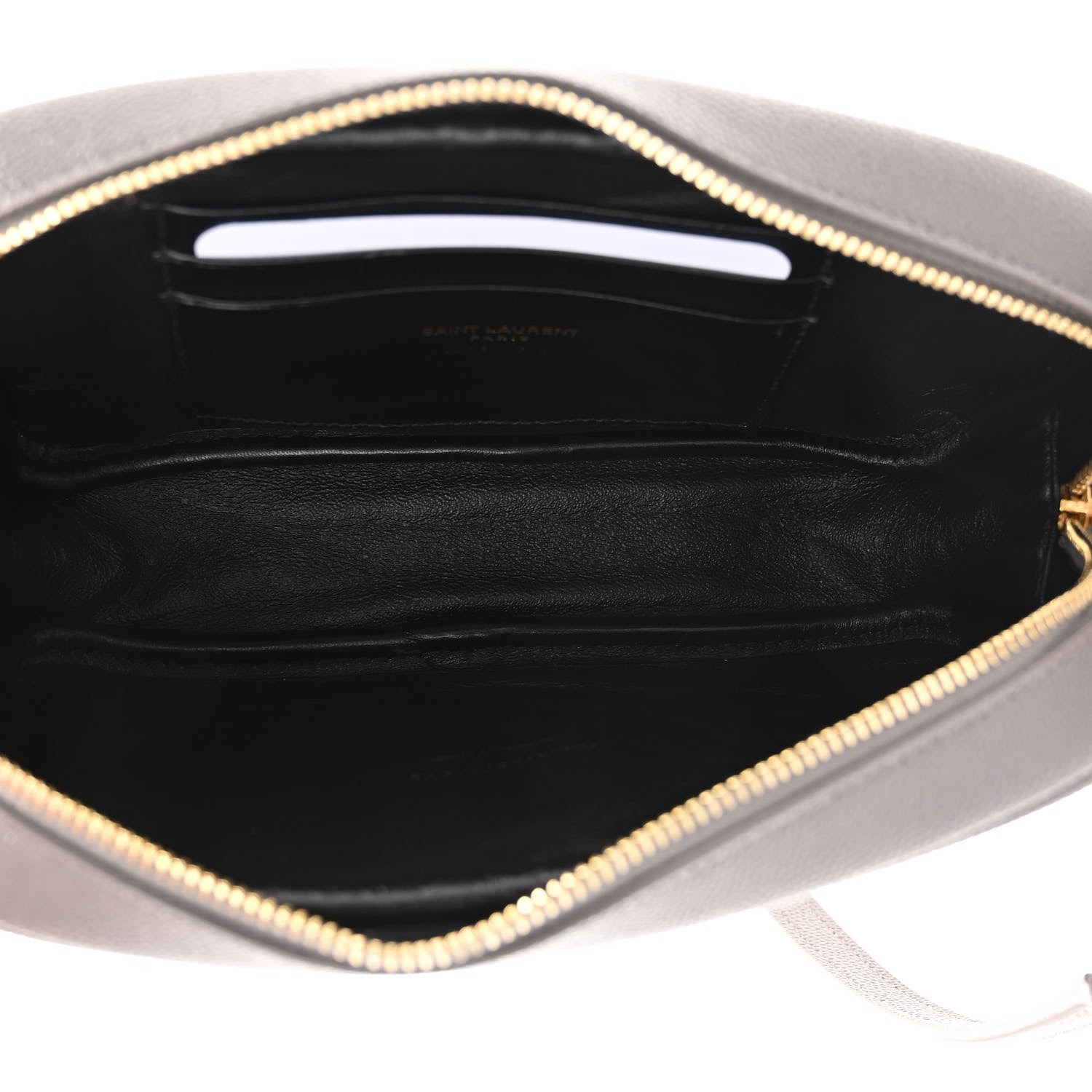 Saint Laurent Grain De Poudre Matelasse Monogram Mini Lou Camera Bag Fog 5 of 10