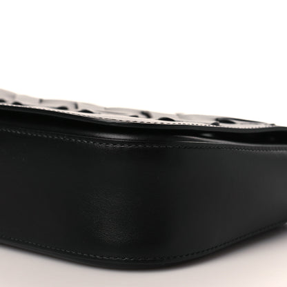 Prada Vitello Intreccio Tress Shoulder Bag Black 9 of 11
