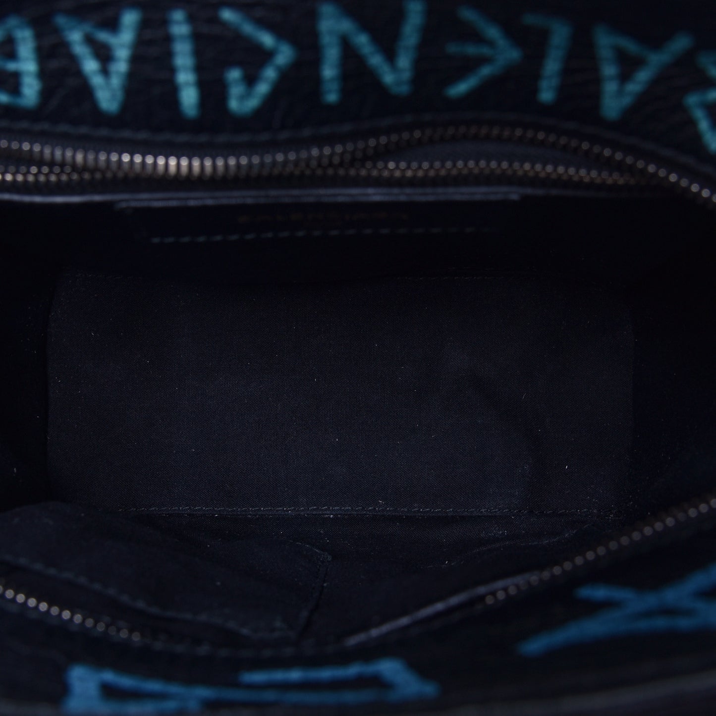 Agneau Arena Graffiti All Over XS Bazar Shopper Tote Black Multicolor