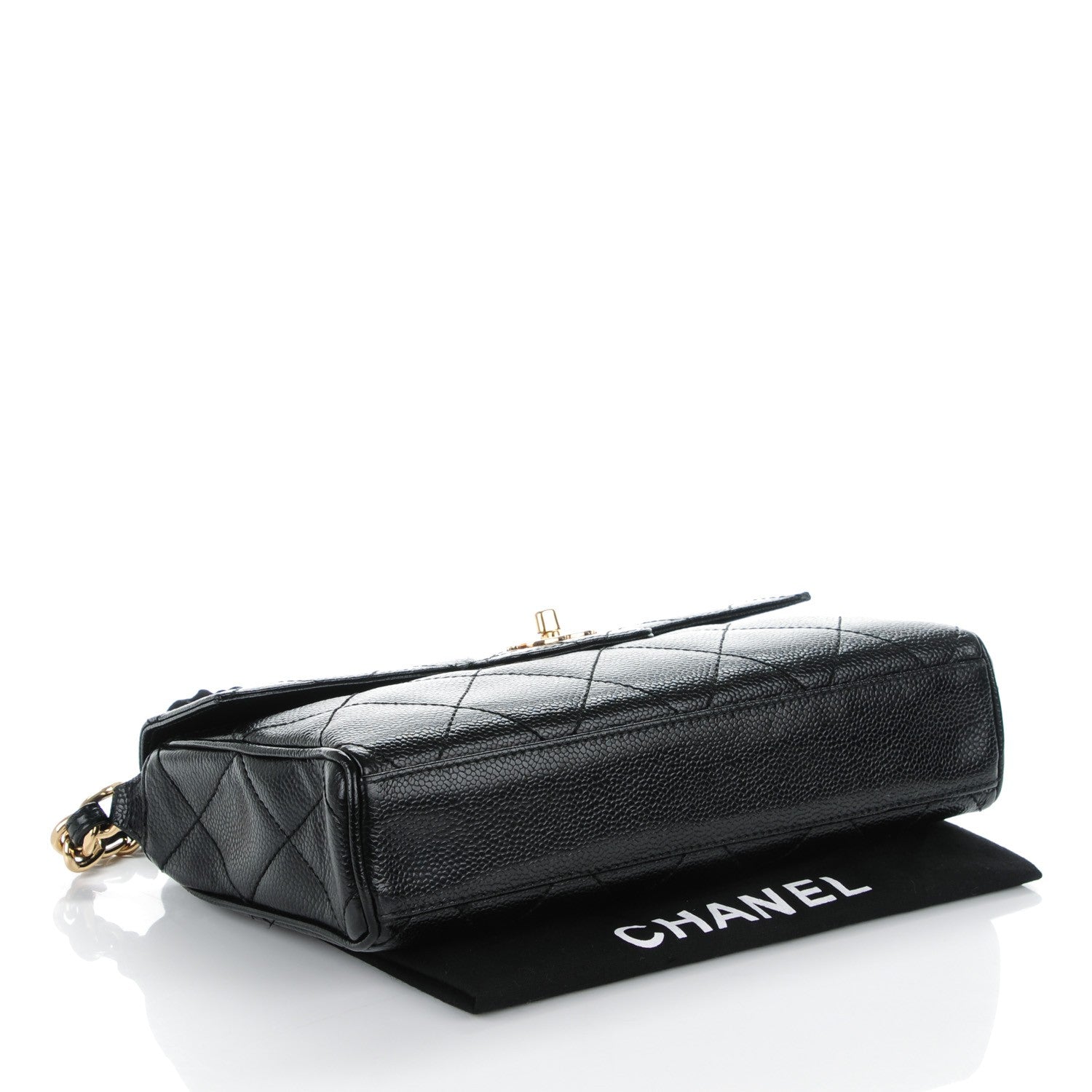 Chanel Caviar Quilted Medium Single Flap Black 4 of 8