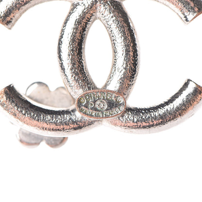 Chanel Enamel CC Camellia Necklace Silver Black 5 of 5