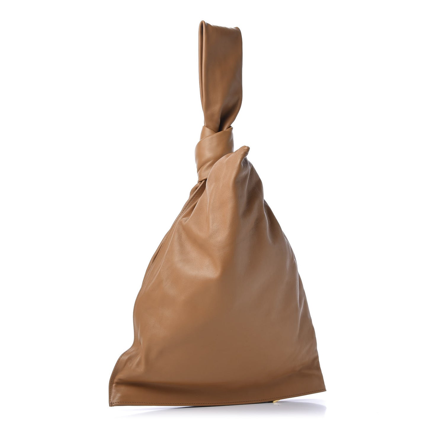 Supple Calfskin BV Twist Caramel