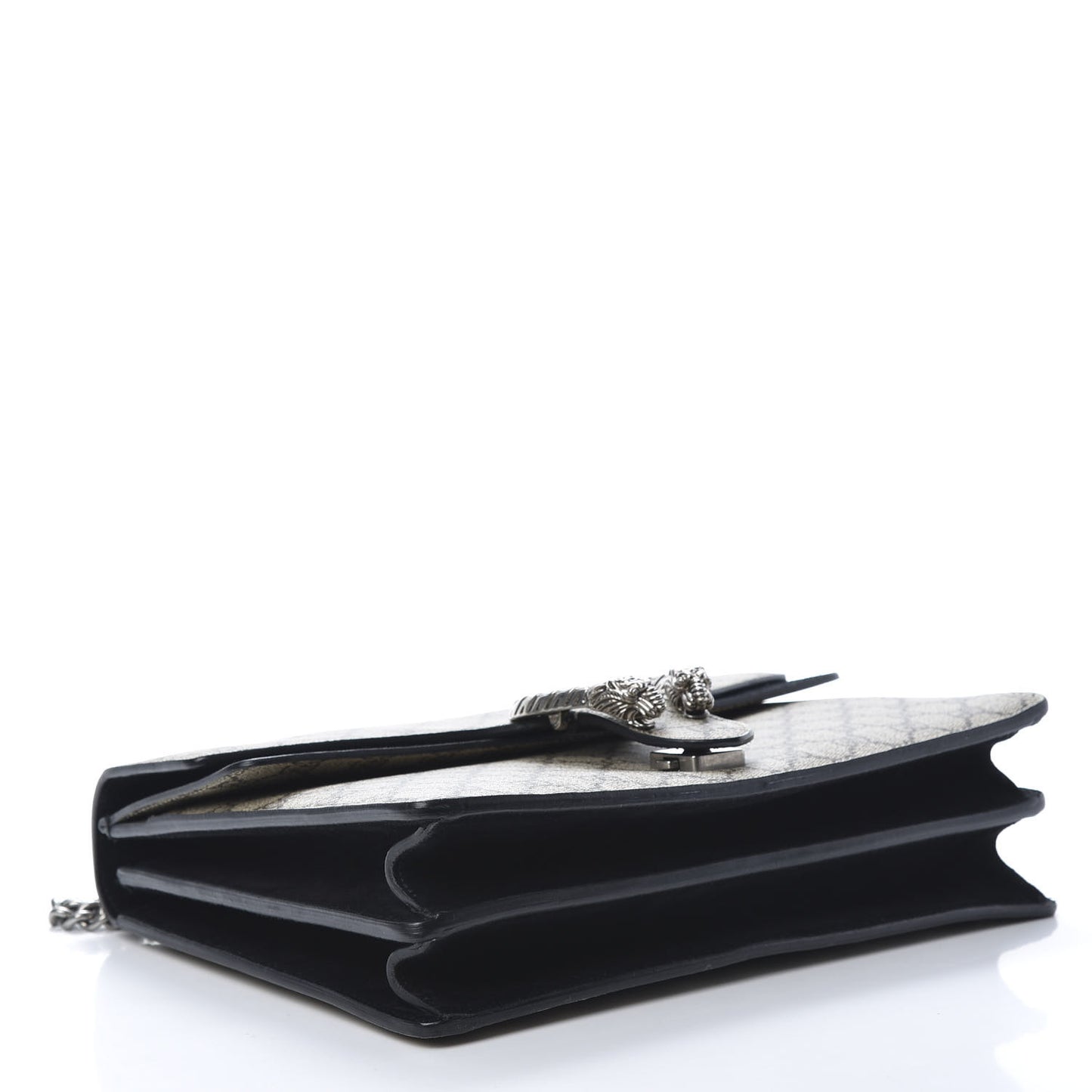GG Supreme Monogram Medium Dionysus Shoulder Bag Black
